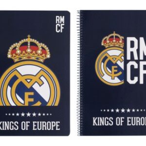 Kockovaný zošit so špirálou Real Madrid