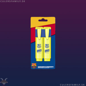 Zvýrazňovače FC Barcelona 2ks žlté