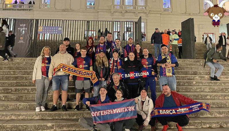 štvordňový zájazd do Barcelony na zápas proti Espanyolu v termíne 10.04.2026 – 13.04.2026