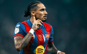 Raphinha proti Realu Madrid