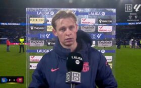 S rozhodcom sa nedá normálne rozprávať - Frenkie de Jong po zápase Real Sociedad