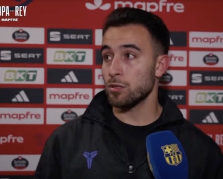 Eric García červená karta odvetný zápas Barcelona Atlético