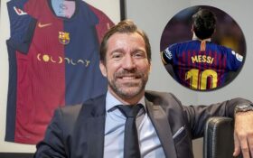 vyvesil plagát v Laportovom štýle