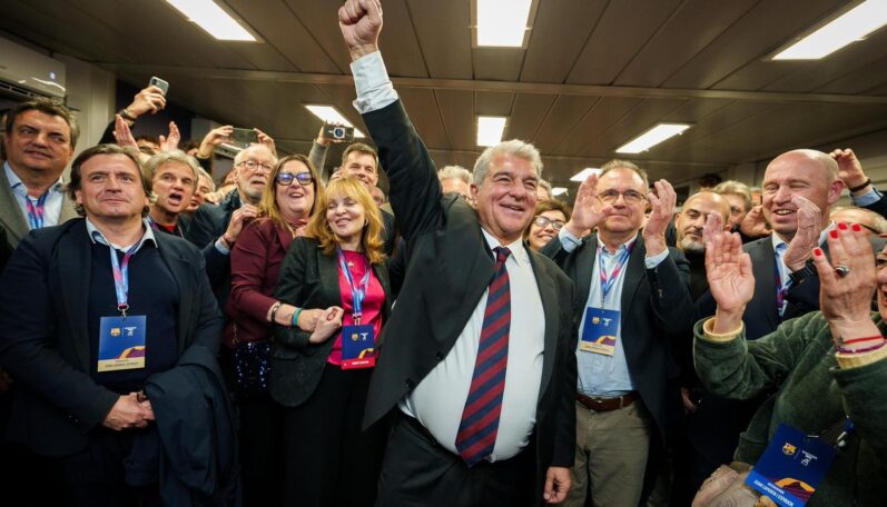 Prvá úloha Laportu po jeho znovuzvolení za prezidenta Barcelony