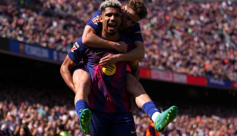 Ronald Araujo po strelenom góle proti Rayo. V pozápasovom rozhovore priznal, že trpeli viac, než pôvodne očakávali