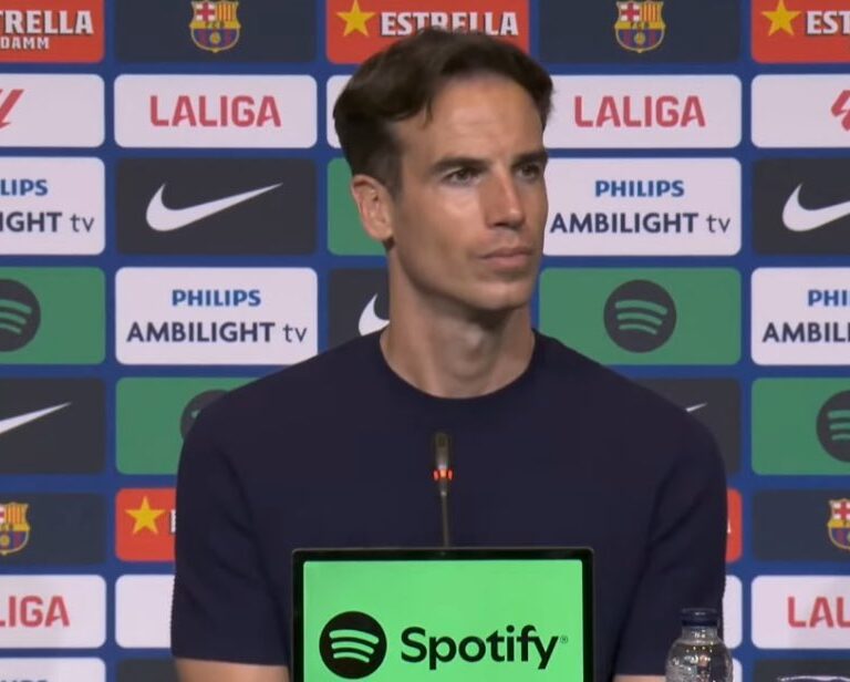Iñigo Pérez, tréner Rayo po zápase proti Barcelone povedal: škoda, že Barcelona kúpila Joana Garciu