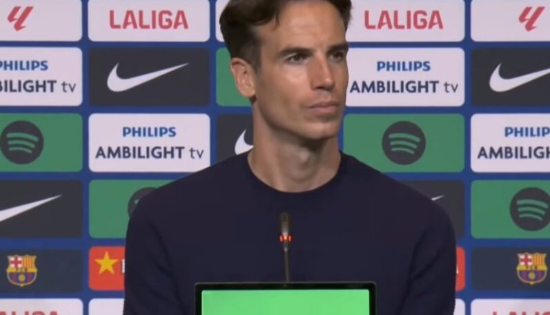 Iñigo Pérez, tréner Rayo po zápase proti Barcelone povedal: škoda, že Barcelona kúpila Joana Garciu