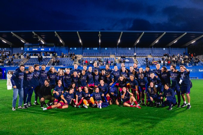 Zisk sedmého ligového titulu v řadě pro ženský tým Barcy