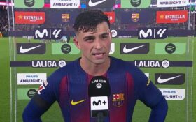 Pedri po zápase Barcelony proti Celte Vigo 1:0 v LaLige, vyjadruje podporu zranenému Laminovi slovami „Kiežby bolo zranenie Lamina čo najkratšie“.