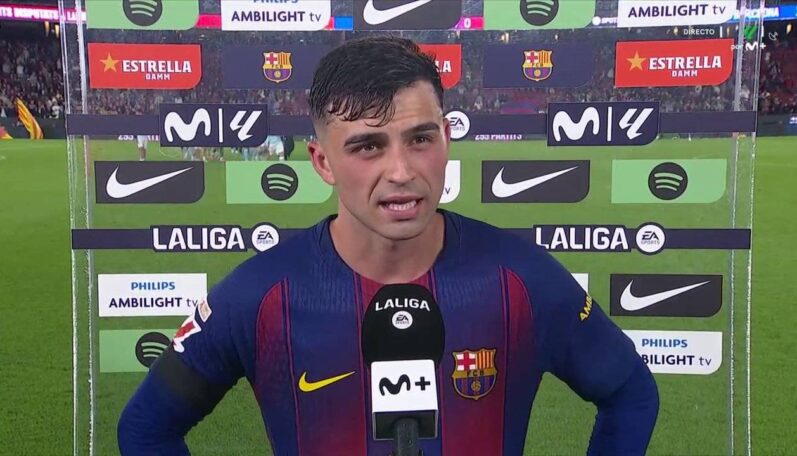 Pedri po zápase Barcelony proti Celte Vigo 1:0 v LaLige, vyjadruje podporu zranenému Laminovi slovami „Kiežby bolo zranenie Lamina čo najkratšie“.