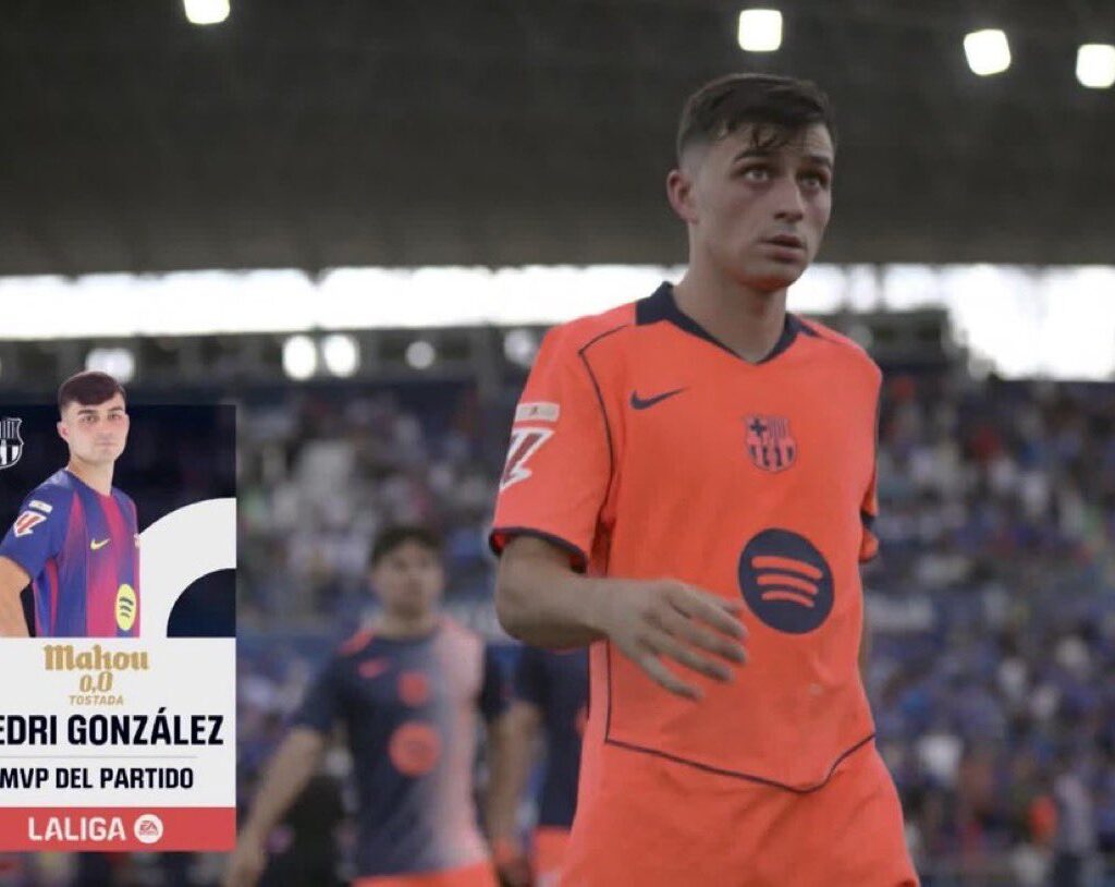 Pedri sa stal MVP zápasu proti Getafe