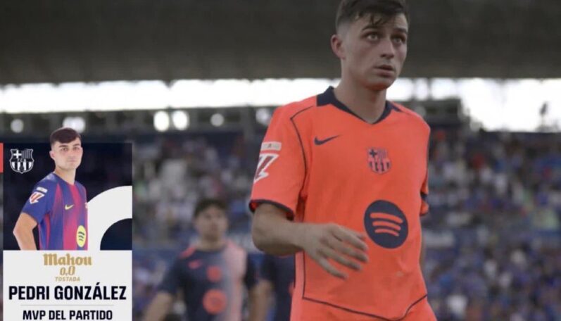 Pedri sa stal MVP zápasu proti Getafe