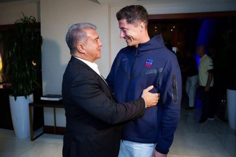 Joan Laporta: Lewandowski prišiel, keď Barcelona prežívala najťažšie obdobie