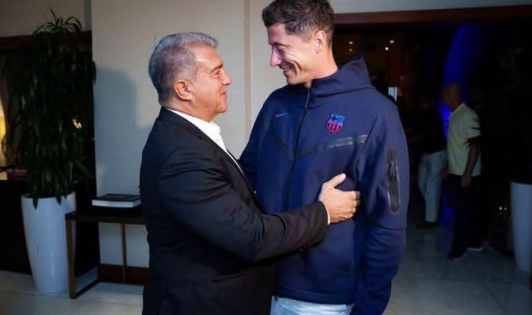 Joan Laporta: Lewandowski prišiel, keď Barcelona prežívala najťažšie obdobie
