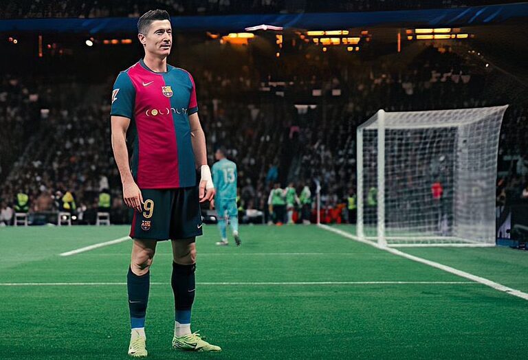 Má šancu poskočiť Lewandowski v historických strelcoch Barcy?