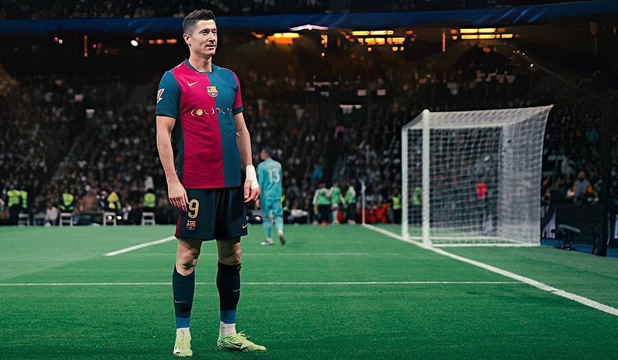 Má šancu poskočiť Lewandowski v historických strelcoch Barcy?