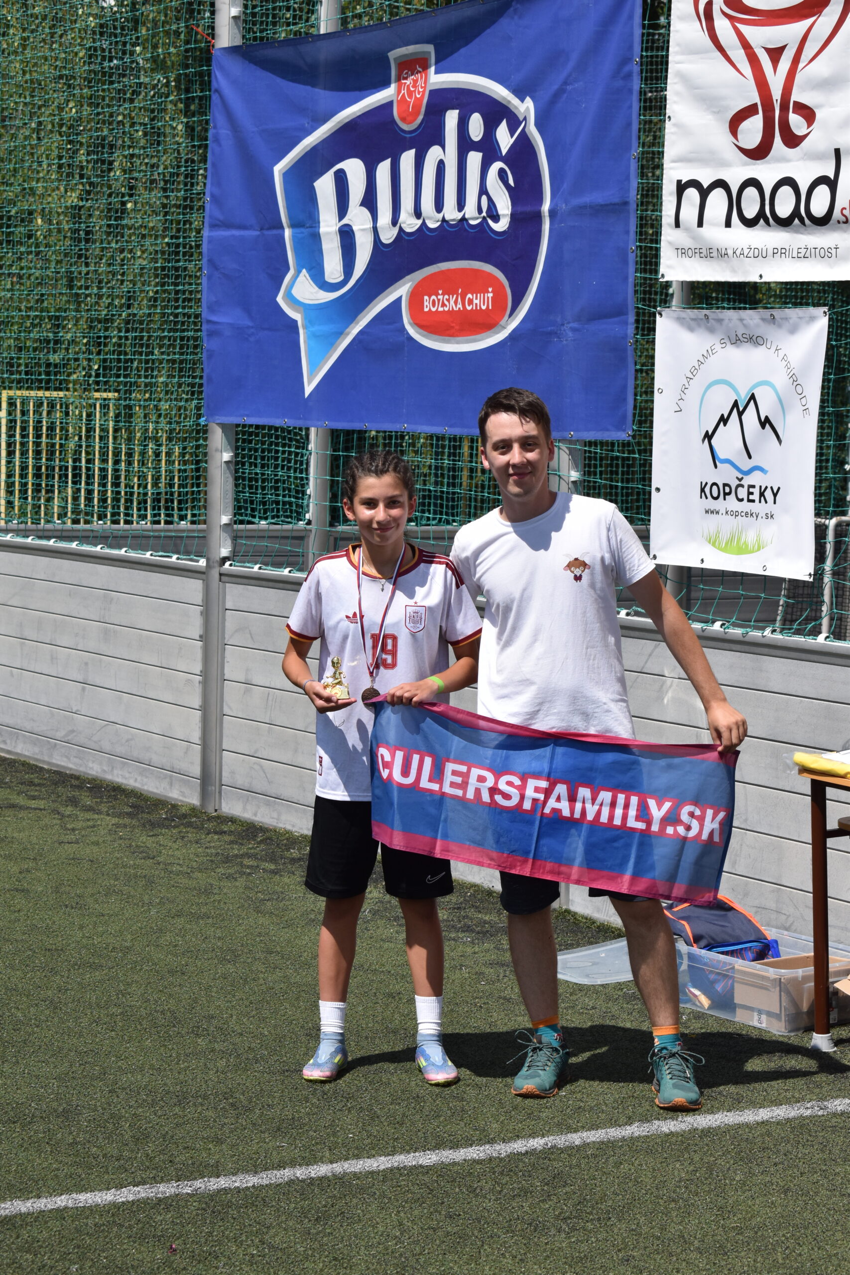 Letný futbalový turnaj pre deti - najlepšia hráčka turnaja podľa hráčov