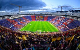 Spotify Camp Nou v Barcelone