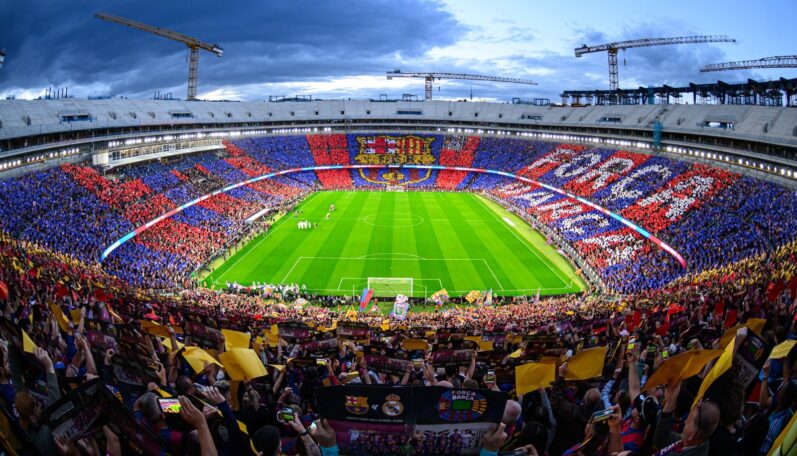 Spotify Camp Nou v Barcelone